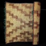 Fine Woven Straw Leather Carpet – Tuareg – Mauritania