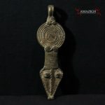 Gan Bronze Amulet – Snake – Burkina Faso