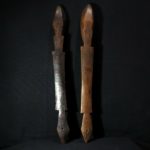 2 Old Fine Wooden Ladles – Wollo Region, Northern Ethiopia