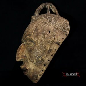 Outstanding Old Fine Ibgo Female Mask - South Nigeria