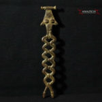 Gan Bronze Amulet – Snake – Burkina Faso