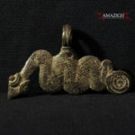 Gan Bronze Amulet – Snake – Burkina Faso