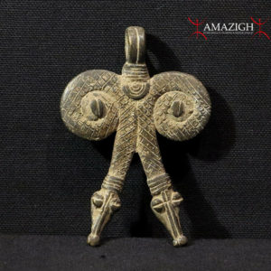 Gan Bronze Amulet – Snakes – Burkina Faso
