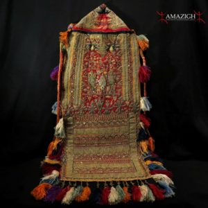 Outstanding Antique Berber Wedding Headdress – Kufiya – Jelwa Ritual, Tunisia