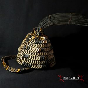 Authentic Tribally Used Lega Ceremonial Hat - Bwami Society - D.R.Congo