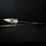 2 Old Ceremonial Staffs – Lia / Nkundu / Konda – DR Congo