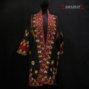 Old Fine Tekke Turkmen Tribal Chirpy Coat - Uzbekistan