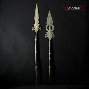 2 Old Ceremonial Staffs – Lia / Nkundu / Konda – DR Congo