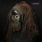 Authentic Tribal Used Dan Dean Gle Mask – Touba, Côte d’Ivoire / Ivory Coast