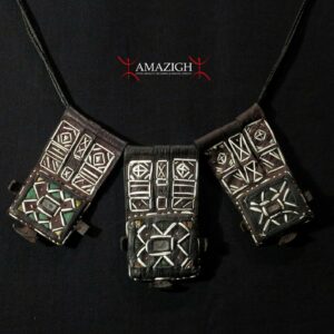 3 Fine Tuareg Leather Gris Gris – Niger
