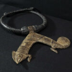 Large Fine Lobi Amulet – Chameleon – Burkina Faso