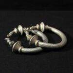 Old Fulani Aluminium Earrings – Mali