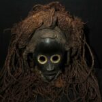 Authentic Tribal Used Dan Dean Gle Mask – Touba, Côte d’Ivoire / Ivory Coast