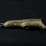 Bronze Hunting Whistle – SENUFO – Korhogo, Côte d’Ivoire / Ivory Coast