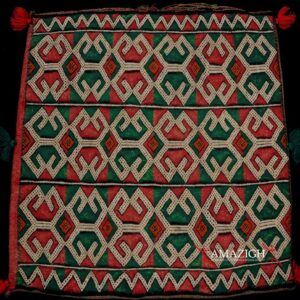 Old Fine Berber Pillow – Zemmour Tribe – Middle Atlas, Morocco