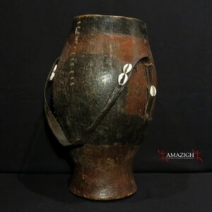 Tribally Used Turkana Container - Indigenous Repairs - Kenya
