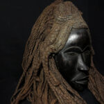 Authentic Tribal Used Dan Dean Gle Mask – Touba, Côte d’Ivoire / Ivory Coast
