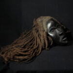 Authentic Tribal Used Dan Dean Gle Mask – Touba, Côte d’Ivoire / Ivory Coast