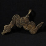 Gan Bronze Amulet – Snake – Burkina Faso