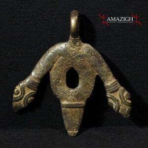 Gan Bronze Amulet – Snake – Burkina Faso