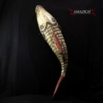 Authentic Large African Wooden Fish Puppet – Bozo People – Mali