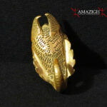 Antique Large Baule Bronze Ring – Scorpion – Ivory Coast – Rare Item