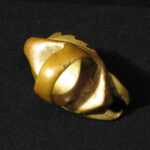 Antique Large Baule Bronze Ring – Scorpion – Ivory Coast – Rare Item