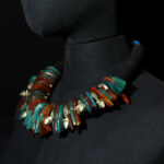 Fine Berber Necklace – ZINDER Crosses & KHOURB Ring – Pre Sahara Region, Morocco