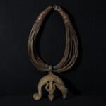 Large Fine Lobi Amulet – Chameleon – Burkina Faso