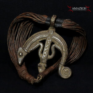 Large Fine Lobi Amulet – Chameleon – Burkina Faso