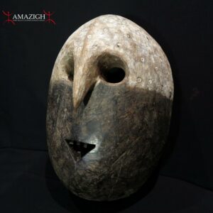Authentic Fine Ndaka Initiation Mask - Owl - Ituri, DR Congo