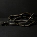 Old Extra Fine Ebony Chaplet – Tasbih – South Morocco
