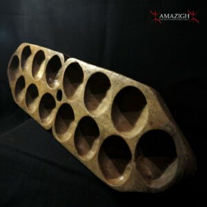 Old Oware Awalé - Mancala Game Board - Togo