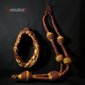 Fine Dida Ceremonial Necklace & Headband – Cote d’Ivoire