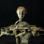Fine Ashanti (Asante) Figures – Mancala Players – Ghana