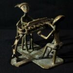 Fine Ashanti (Asante) Figures – Mancala Players – Ghana