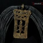 Large Fine Lobi Amulet – Crocodile, Snake, Chameleons – Burkina Faso