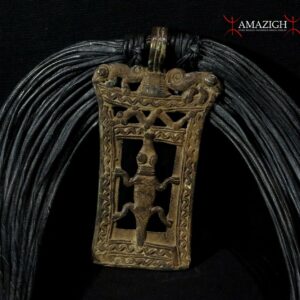 Large Fine Lobi Amulet – Crocodile, Snake, Chameleons – Burkina Faso