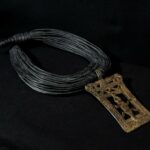 Large Fine Lobi Amulet – Crocodile, Snake, Chameleons – Burkina Faso