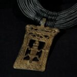 Large Fine Lobi Amulet – Crocodile, Snake, Chameleons – Burkina Faso