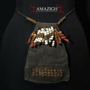 Old Fine Kirdi Leather Cache Sexe - PIKURAN - Cameroon