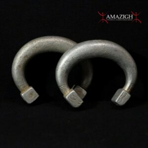 2 Old Fulani Aluminium Bracelets - Mali