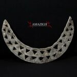 Old Large Lobi Aluminium Amulet – Crescent – Burkina Faso – Rare Item