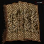 Old Large Kuba Raffia – BUSHOONG – Kasai Velvet – DR Congo
