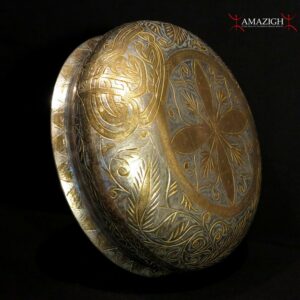 Old Fine Chiselled Hammam Bowl - Morocco