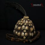 Authentic Tribally Used Lega Ceremonial Hat – Bwami Society – D.R.Congo