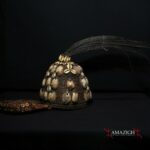 Authentic Tribally Used Lega Ceremonial Hat – Bwami Society – D.R.Congo