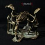 Fine Ashanti (Asante) Figures – Mancala Players – Ghana