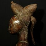 Old Fine Baule Maternity Figure – Sakassou, Côte d’Ivoire / Ivory Coast