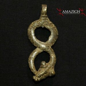 Gan Bronze Amulet – Snake – Burkina Faso
